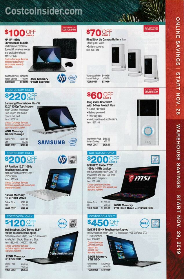 Costco Black Friday Ad 2019 Page 18