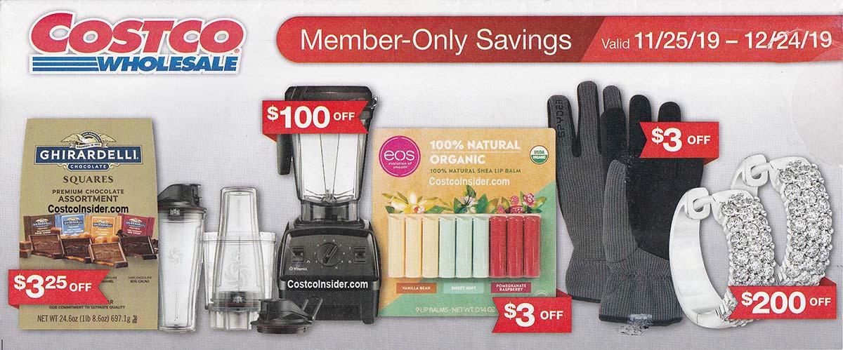 Costco December 2019 Coupon Book Cover