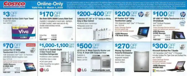 Costco February 2020 Coupon Book Page 20
