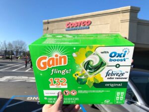 Gain Flings Outside Costco