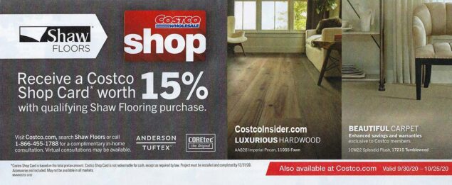Costco October 2020 Coupon Book Page 7