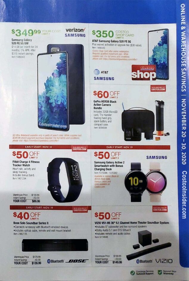 Costco Black Friday 2020 Ad Page 16