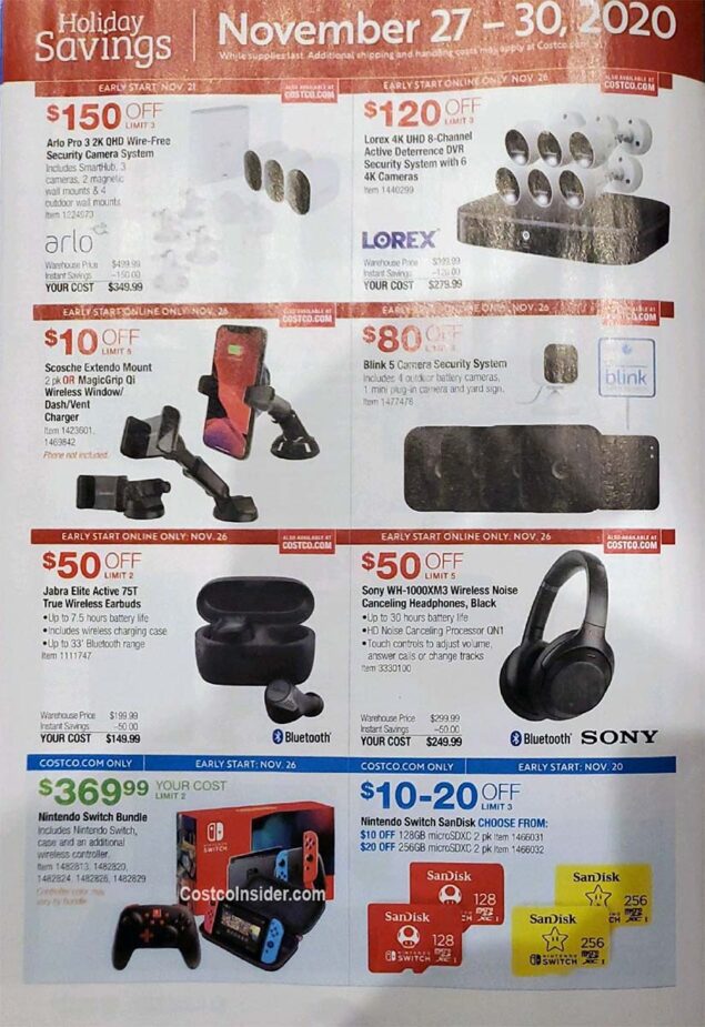 Costco Black Friday 2020 Ad Page 27