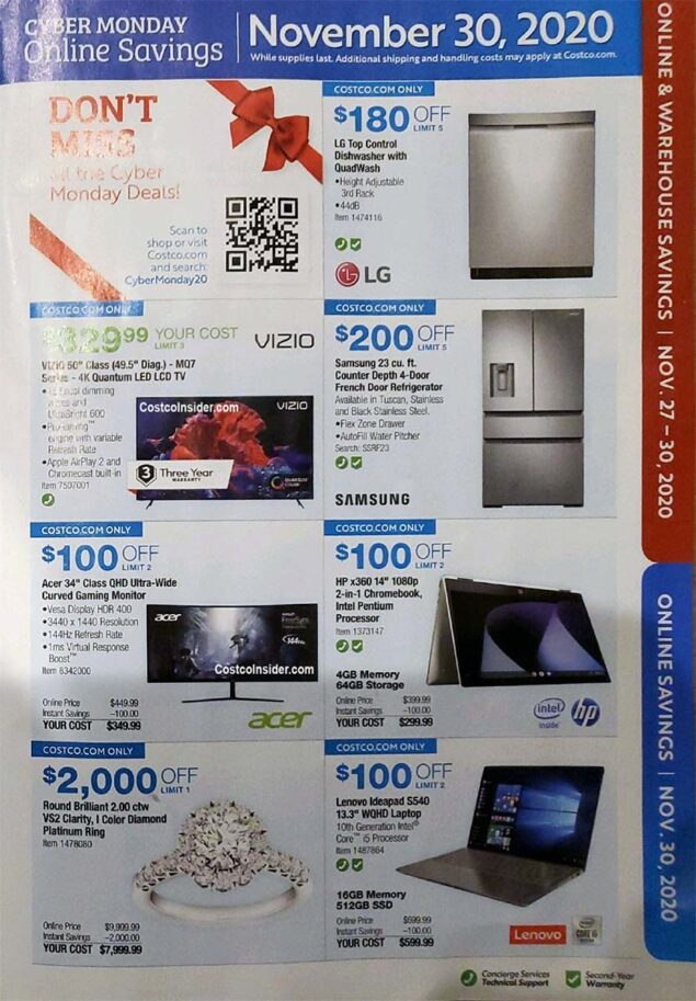 Costco Black Friday 2020 Ad Page 30