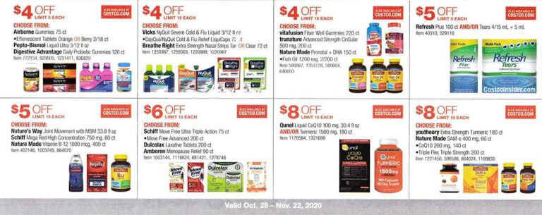 Costco November 2020 Coupon Book Costco Insider