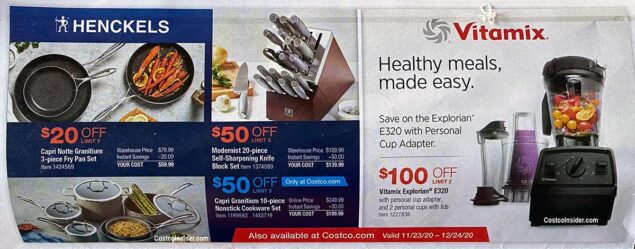 Costco December 2020 Coupon Book Page 1