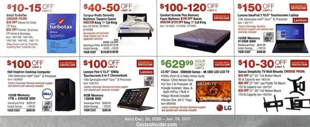 Costco January 2021 Coupon Book Page 10
