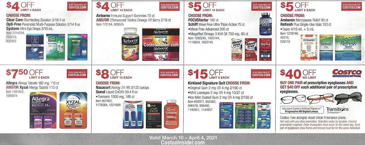 Costco March 2021 Coupon Book Page 20