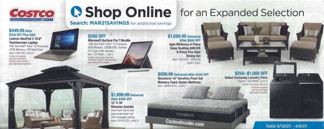 Costco March 2021 Coupon Book Page 21