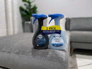 Febreze Fabric Refresher on Couch