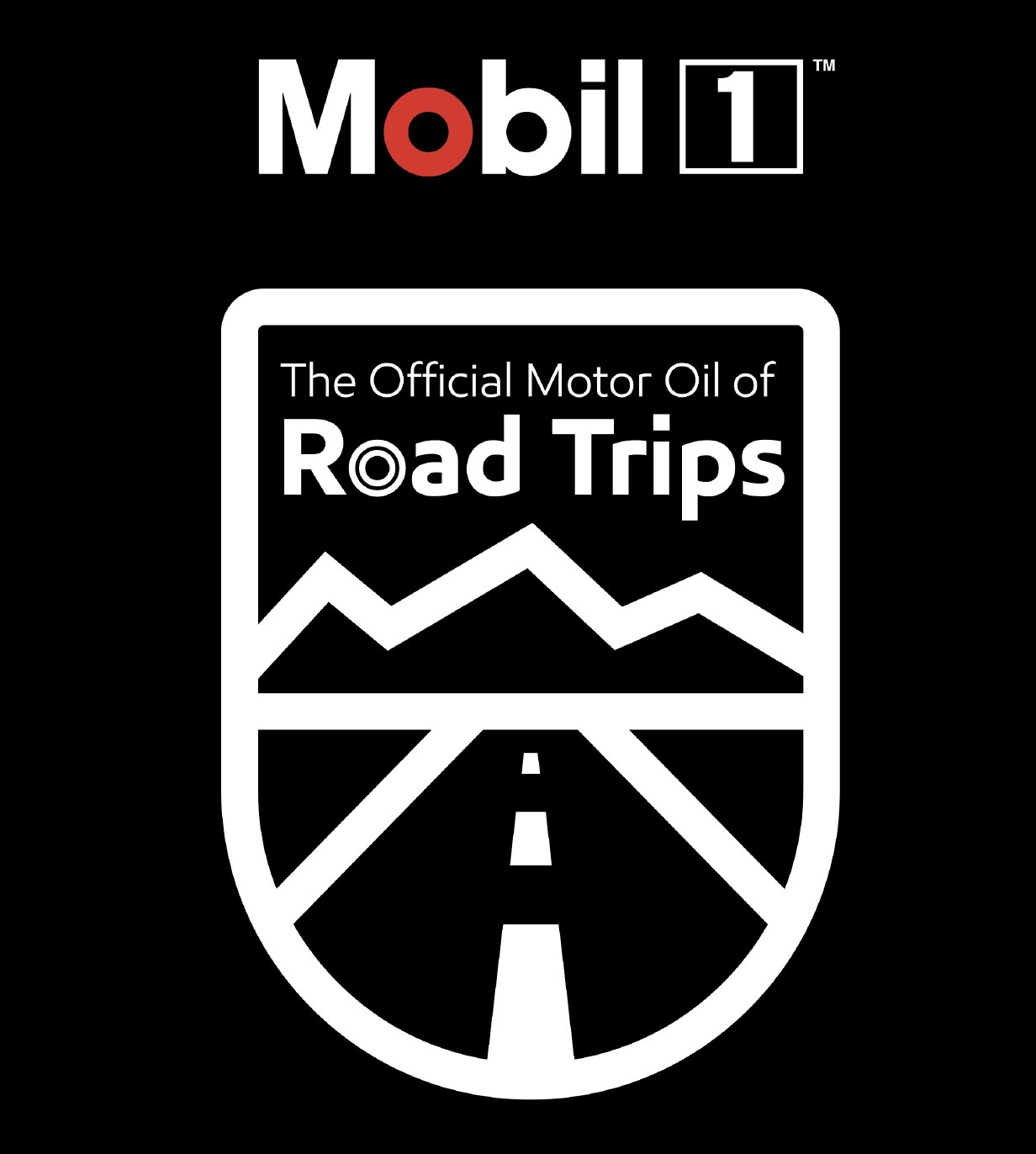 Mobil 1 Official Motor Oil of Road Trips Badge