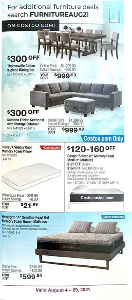 Costco August 2021 Coupon Book Page 12