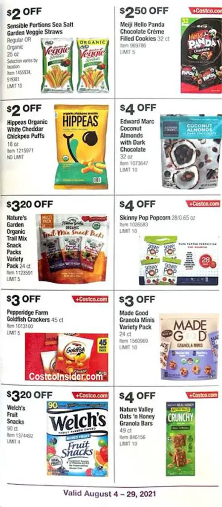 Costco August 2021 Coupon Book Page 14