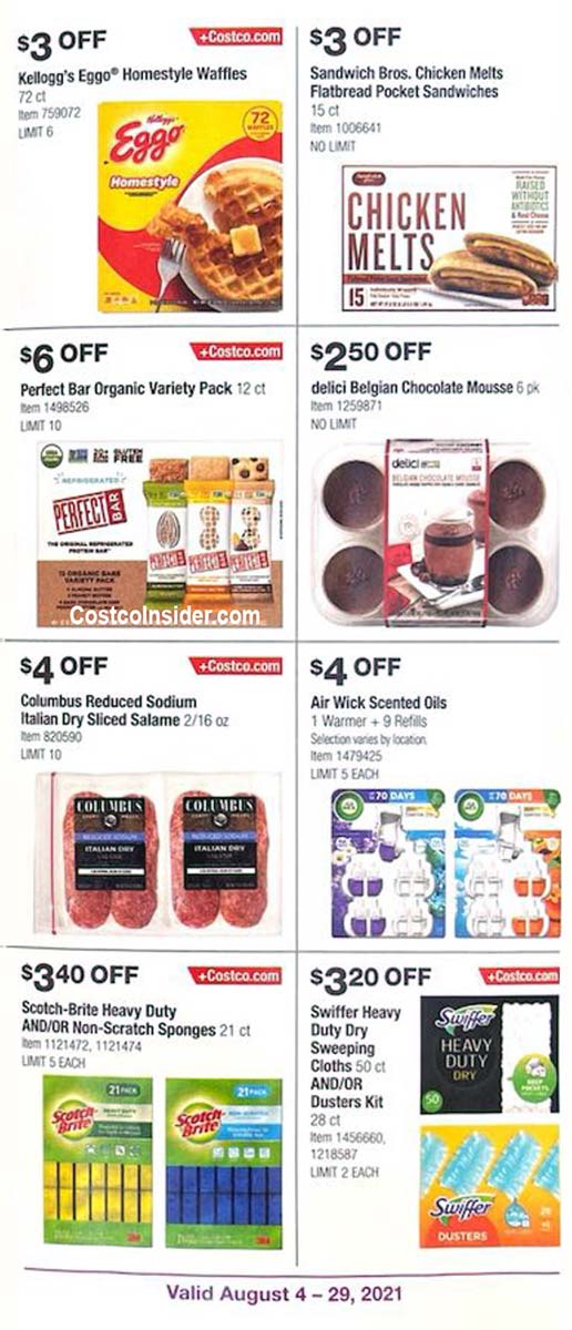 Costco August 2021 Coupon Book Costco Insider
