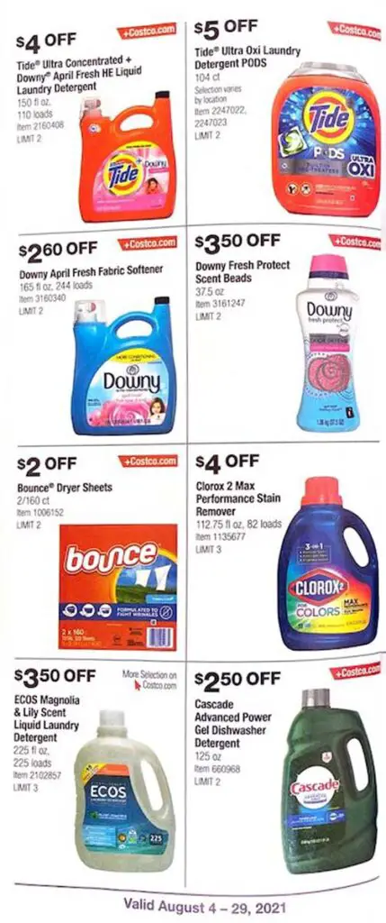 Costco August 2021 Coupon Book Page 21