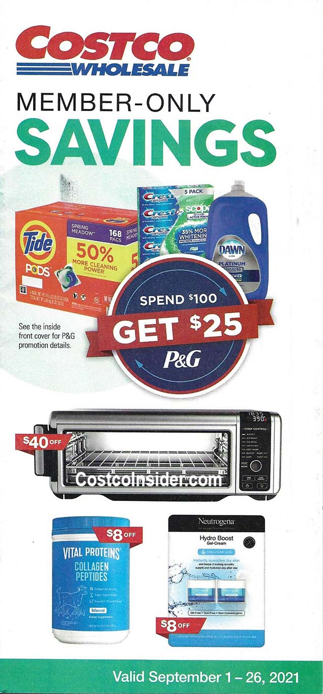 Costco September 2021 Coupon Book Cover