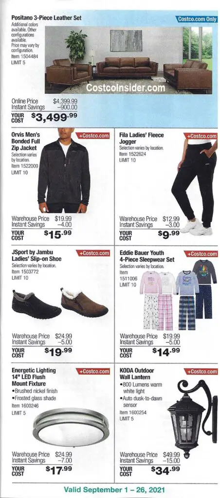 Costco September 2021 Coupon Book Page 14