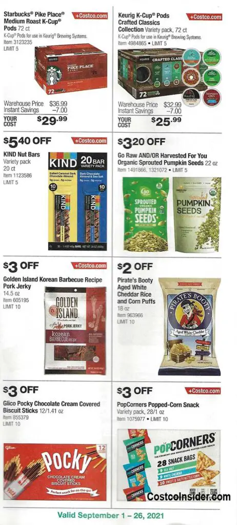Costco September 2021 Coupon Book Page 17