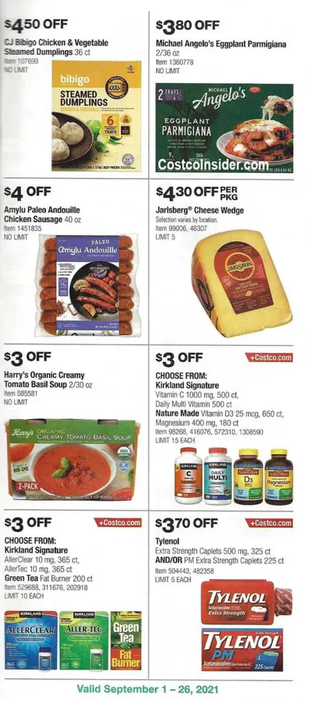 Costco September 2021 Coupon Book Page 21