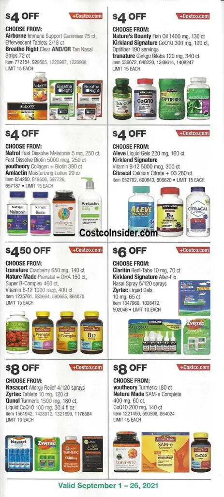 Costco September 2021 Coupon Book Page 22