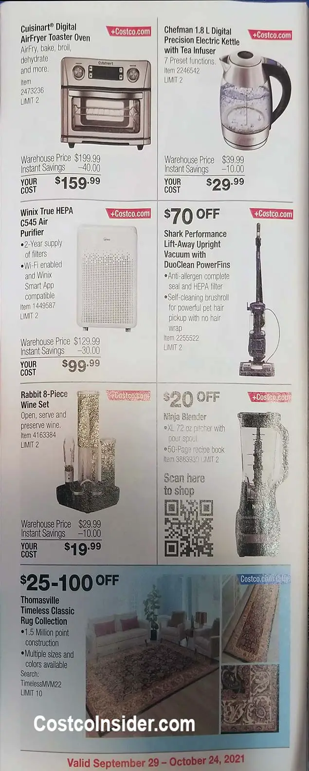 Costco October 2021 Coupon Book Page 2 Costco Insider