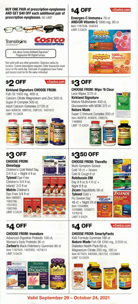 Costco October 2021 Coupon Book Page 21