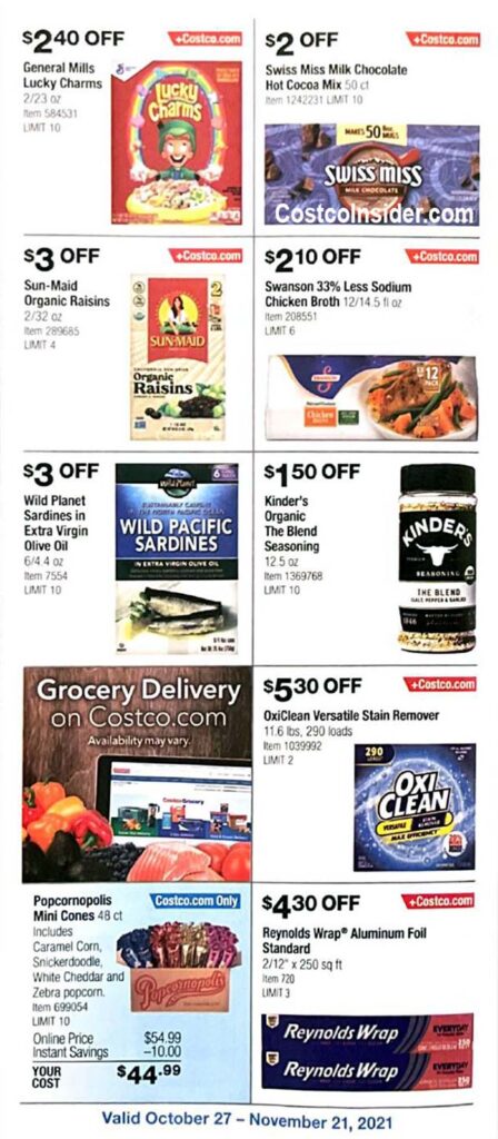 Costco November 2021 Coupon Book Page 15