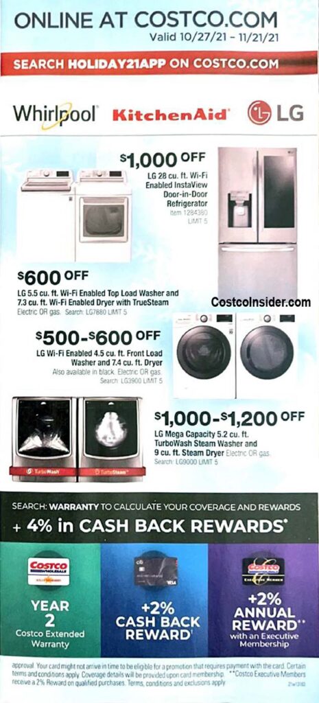 Costco November 2021 Coupon Book Page 4