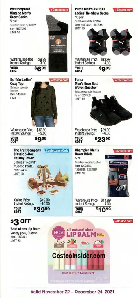 Costco December 2021 Coupon Book Page 12