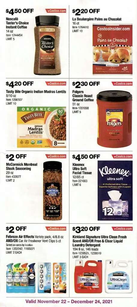 Costco December 2021 Coupon Book Page 17