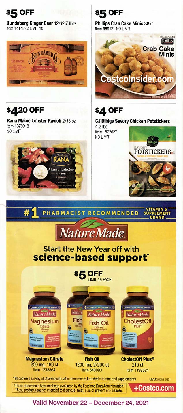 Costco December 2021 Coupon Book Page 19 Costco Insider
