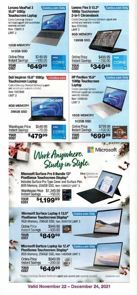 Costco December 2021 Coupon Book Page 3