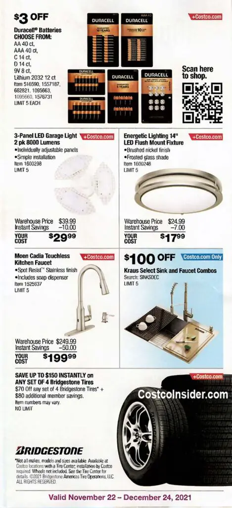 Costco December 2021 Coupon Book Page 8