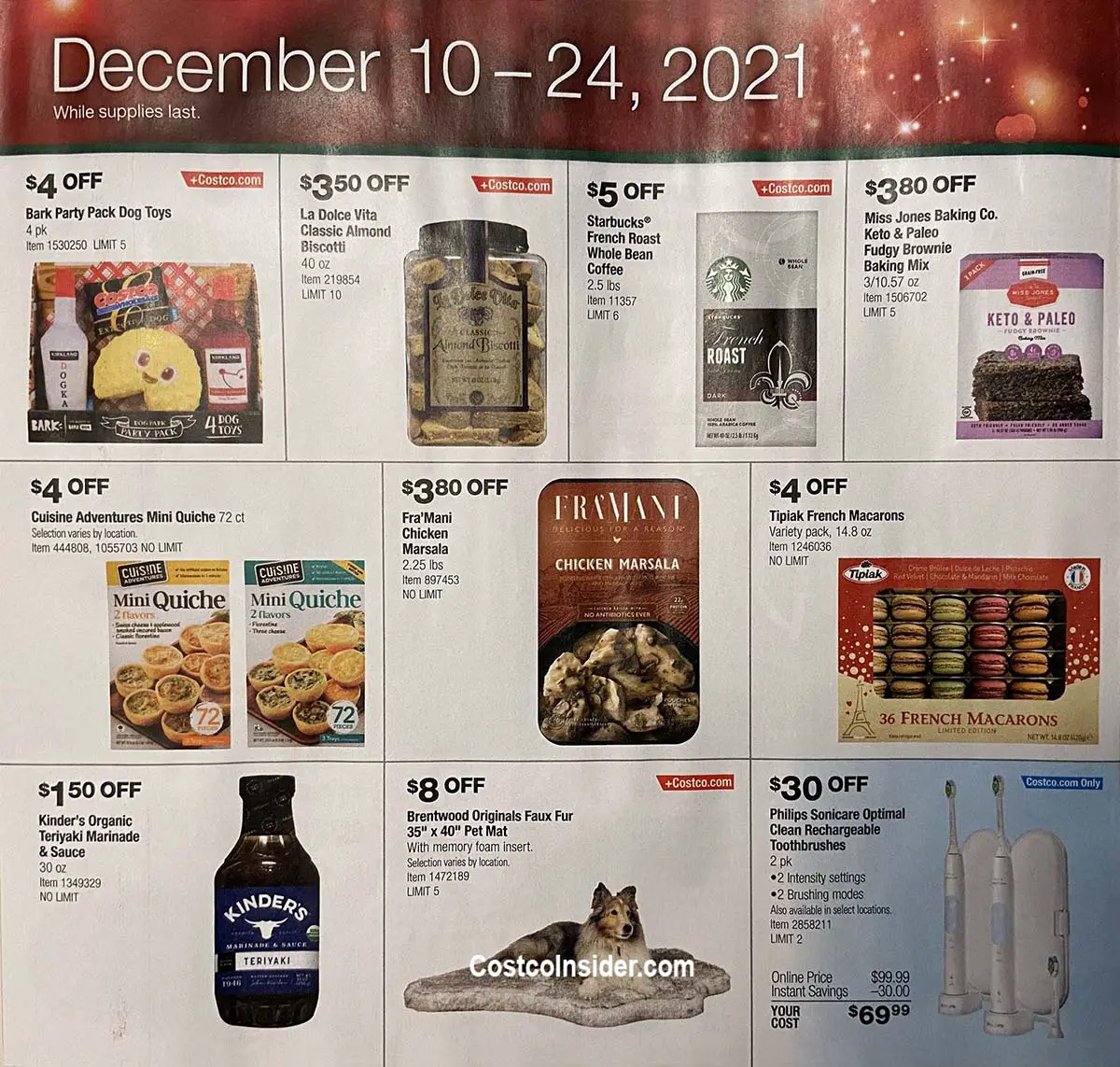 Costco December 2021 Holiday Event Coupons