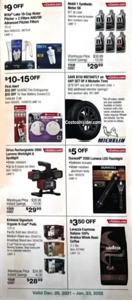 Costco January 2022 Coupon Book Page 12