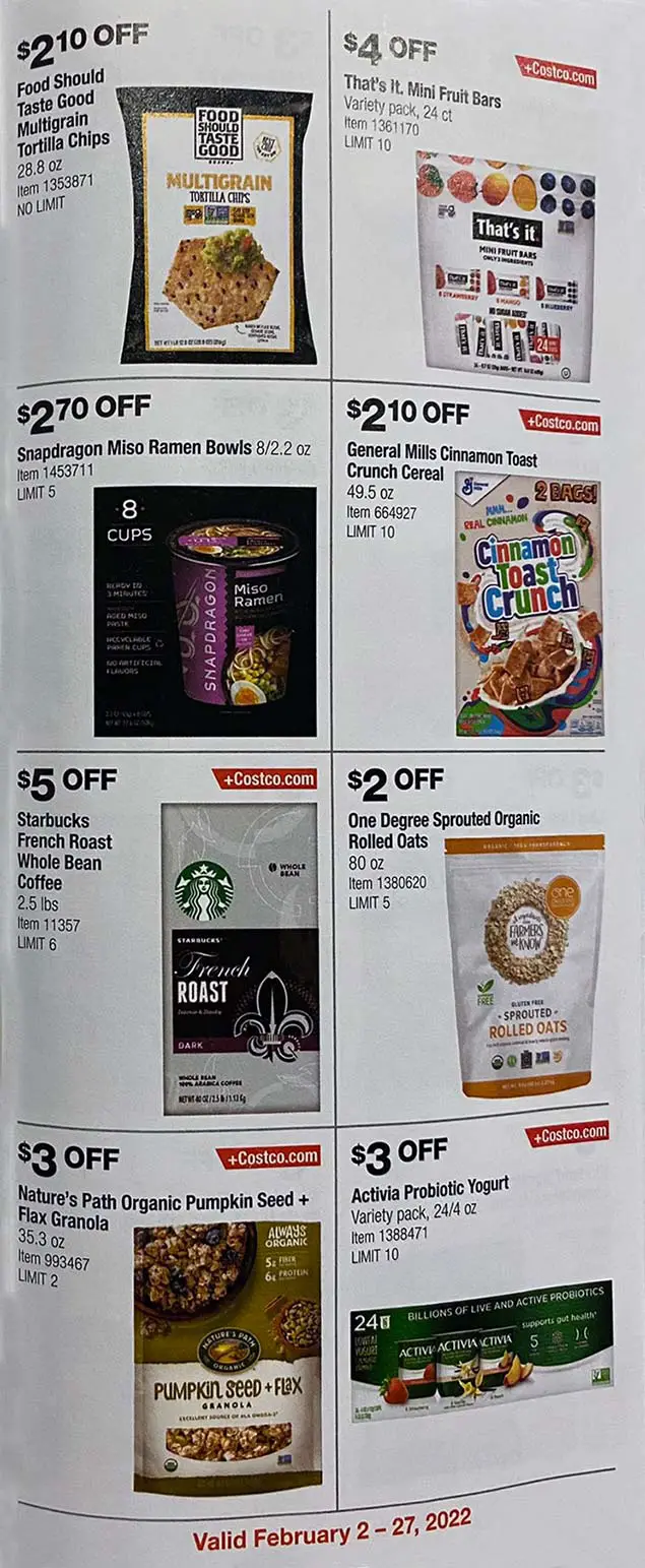 Costco February 2022 Coupon Book Page 21
