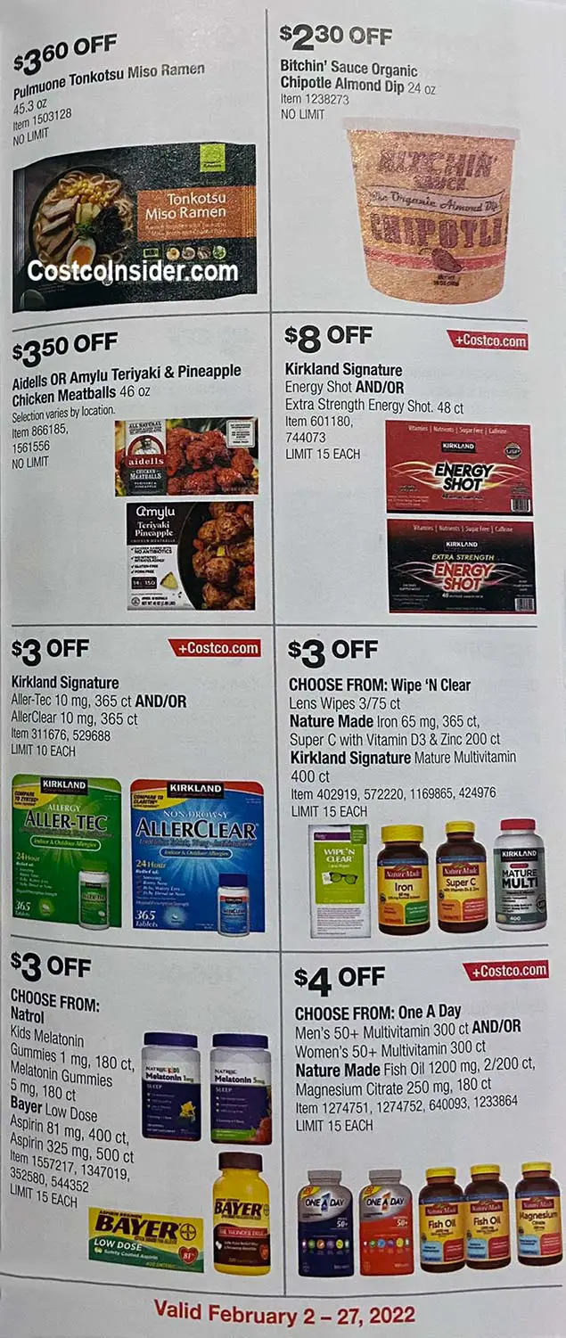 Costco February 2022 Coupon Book Page 23