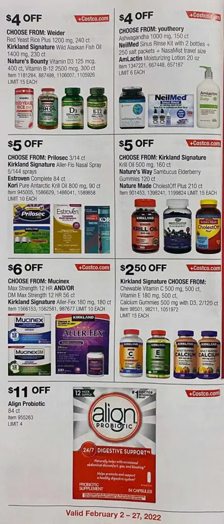 Costco February 2022 Coupon Book Page 24