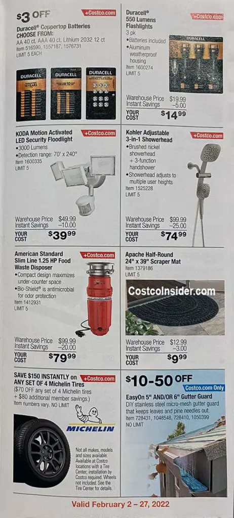 Costco February 2022 Coupon Book Page 5