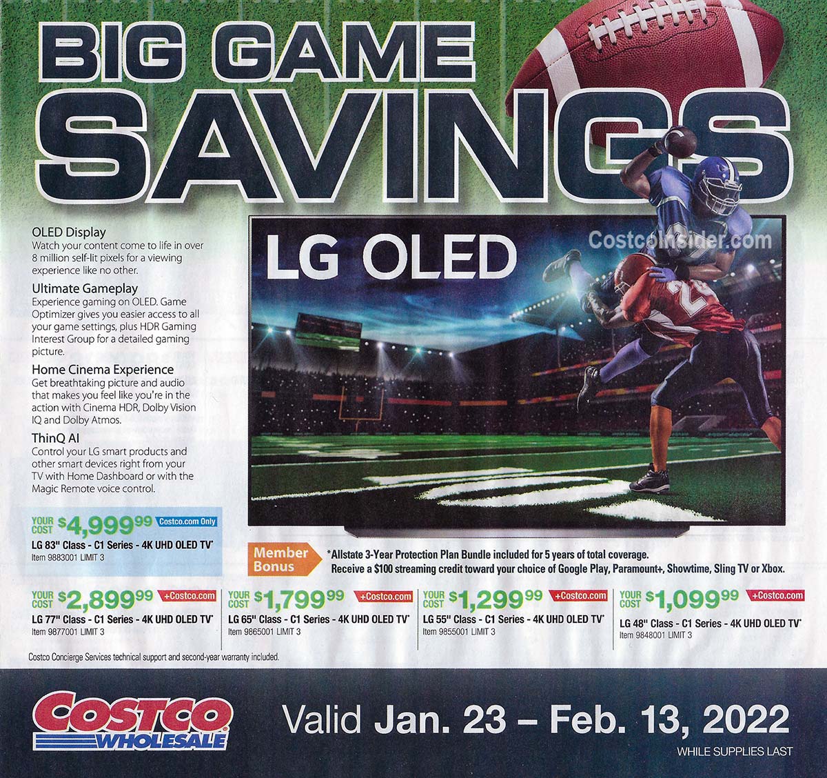 Costco Super Bowl TV Deals 2022 Page 1