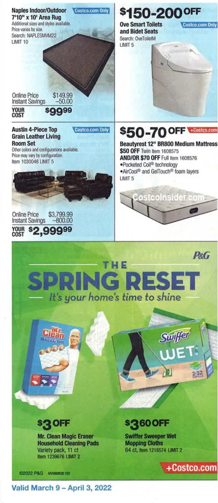 Costco March 2022 Coupon Book Page 13