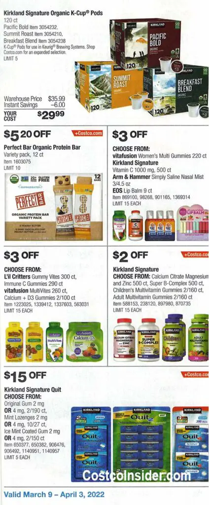Costco March 2022 Coupon Book Page 21
