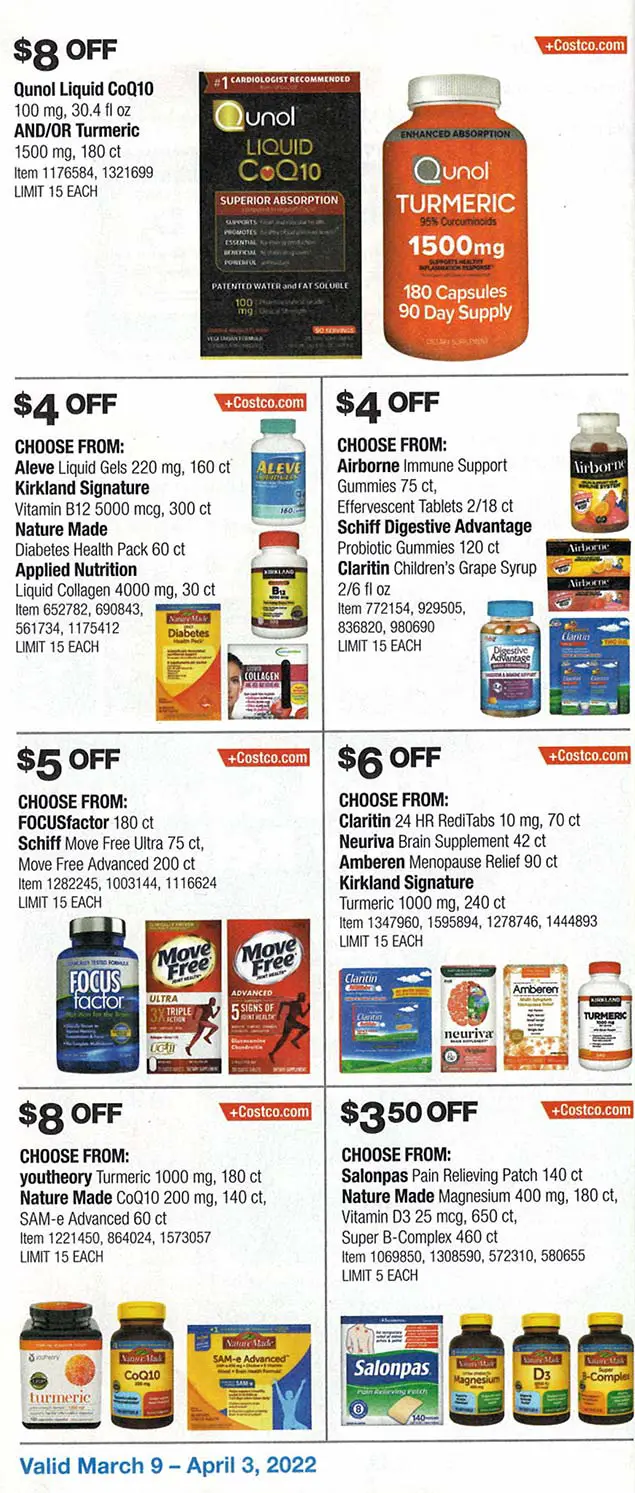 Costco March 2022 Coupon Book Page 24