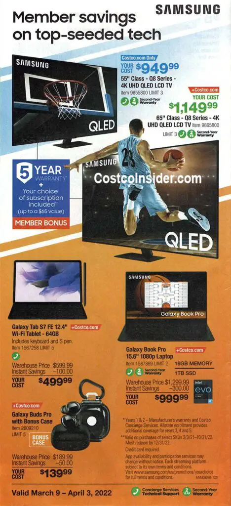 Costco March 2022 Coupon Book Page 4