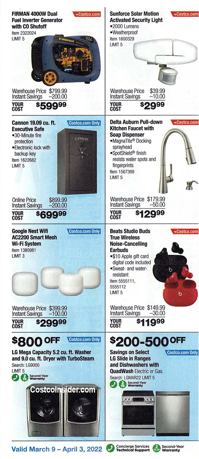 Costco March 2022 Coupon Book Page 7