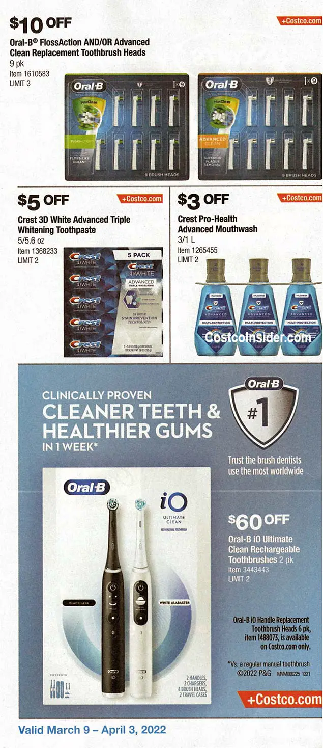 Costco March 2022 Coupon Book Page 9