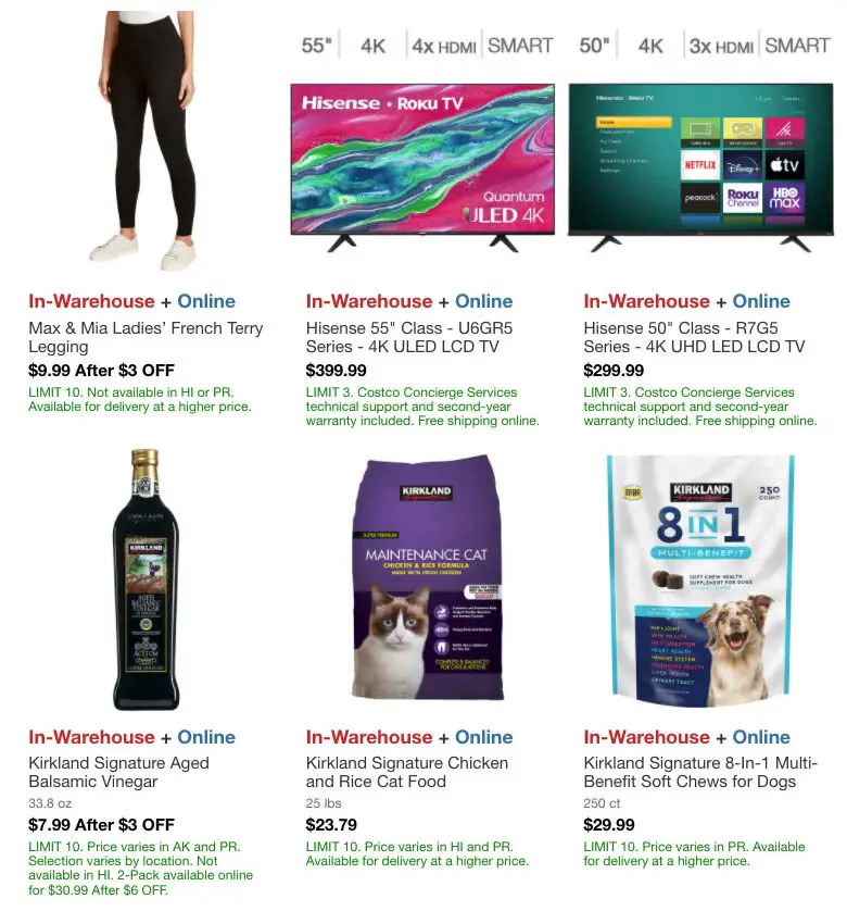 Costco March 2022 Hot Buys Coupons Page 6