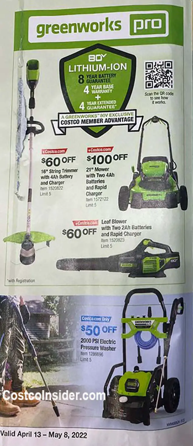 Costco April 2022 Coupon Book Page 1