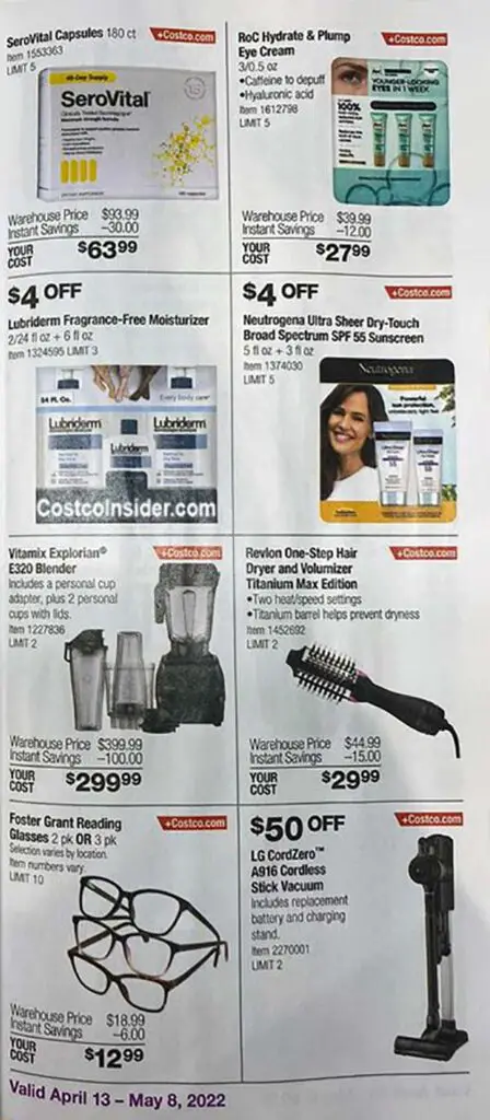 Costco April 2022 Coupon Book Page 10