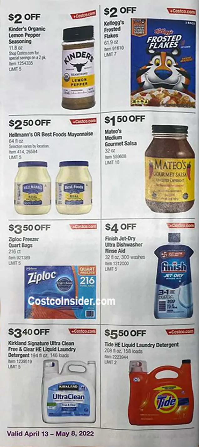 Costco April 2022 Coupon Book Page 17